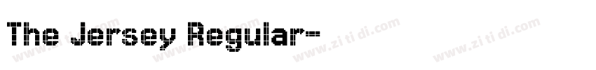 The Jersey Regular字体转换